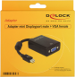 Preview: Delock Mini DisplayPort auf VGA Adapterkabel 15cm 65256 - neuwertig