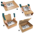 Preview: Versandkarton Fixierverpackung für Laptops und Tablets 39 x 26 x 10 cm