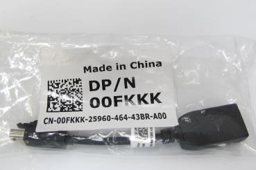 Preview: Dell Mini DisplayPort auf DisplayPort Adapterkabel 10 cm