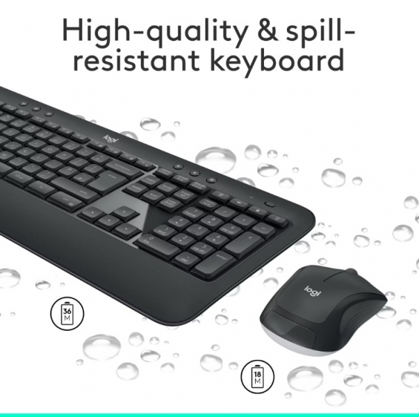 Preview: Logitech Tastatur Maus Set MK540 Advanced kabellos