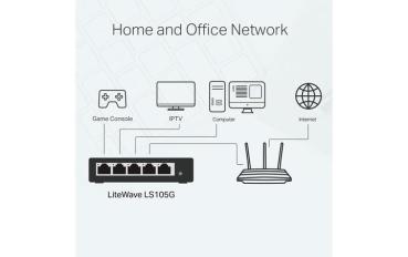 Switch TP-Link TL-LS105G 5 Port Gigabit