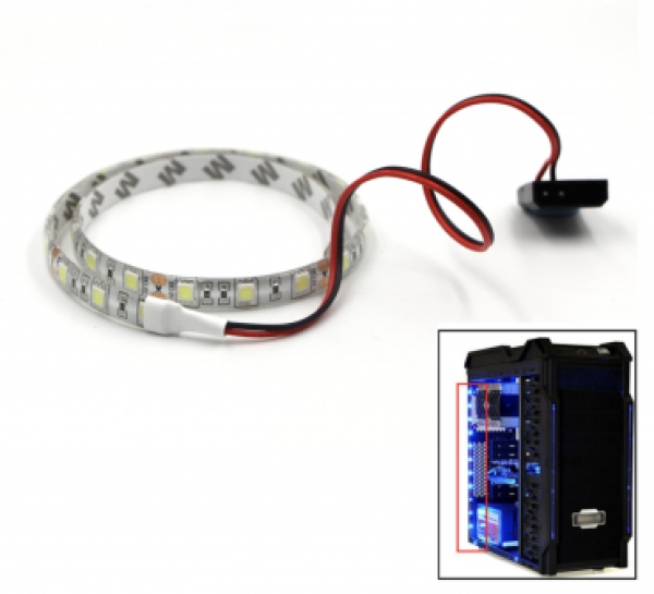 PC LED Band weiss 50 cm mit Molex Anschluss