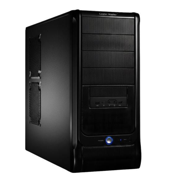 PC Cooler Master Elite 330U (i7-2600, 8GB RAM, 256GB SSD, 2000GB HDD, WLAN, Linux Mint 22.2) - gebraucht