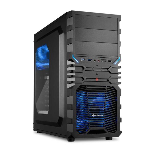 PC Workstation Sharkoon (i7-2600, 8GB RAM, 240GB SSD, 1000GB HDD, GeForce GTX 580, WLAN, Win 11 Pro) - gebraucht