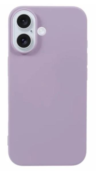 Schutzhülle violett Gummi Case für iPhone 16
