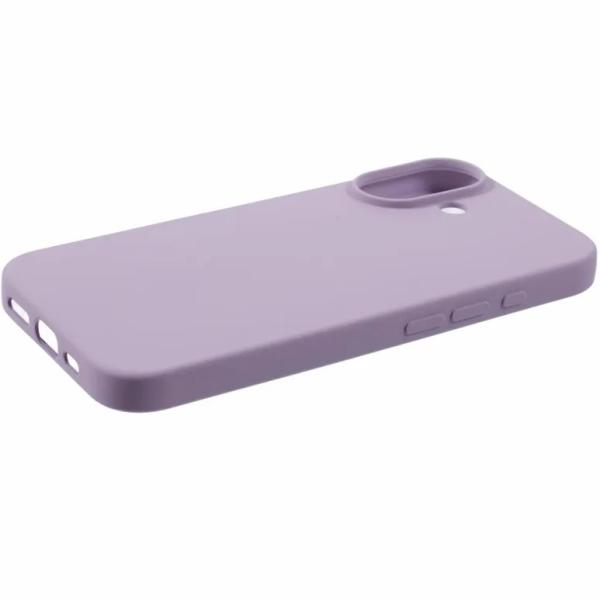 Schutzhülle violett Gummi Case für iPhone 16