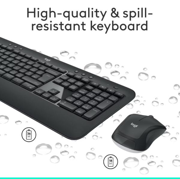 Logitech Tastatur Maus Set MK540 Advanced kabellos