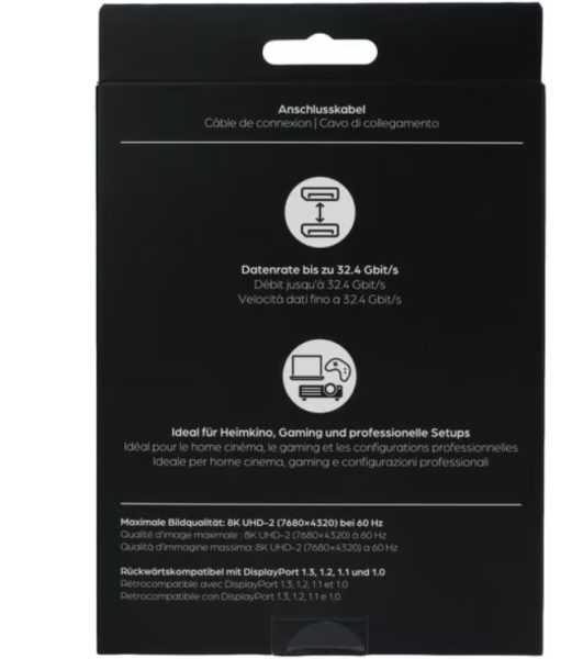 onit DisplayPort Kabel 2m 8K 60Hz Premium