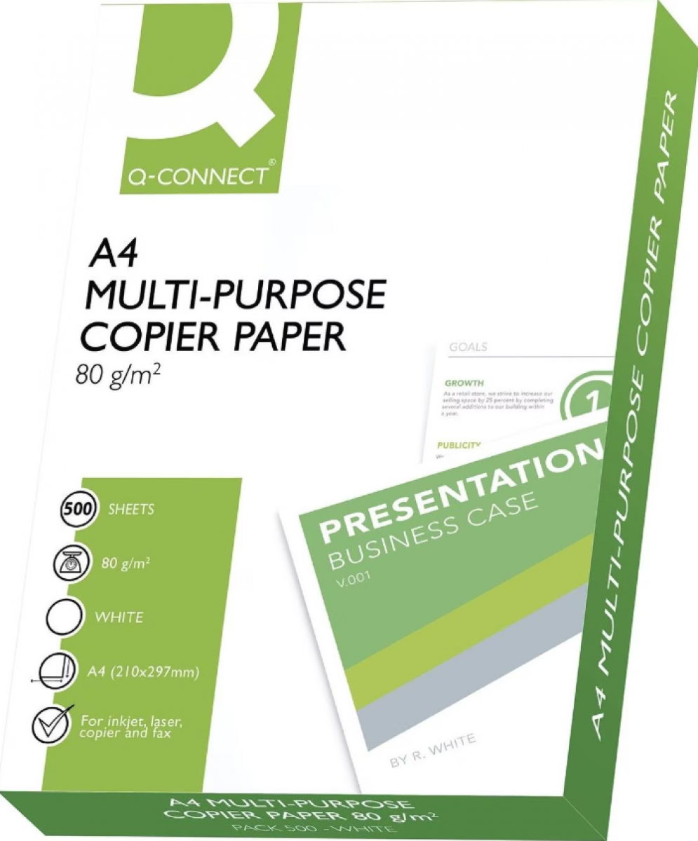 Q-Connect A4 Druckerpapier 80g/m2 500 Stück