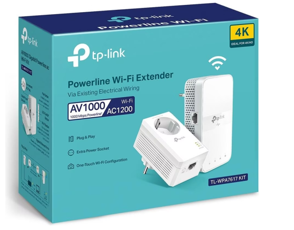 TP-Link Powerline WLAN Verstärker TL-WPA7617 Kit