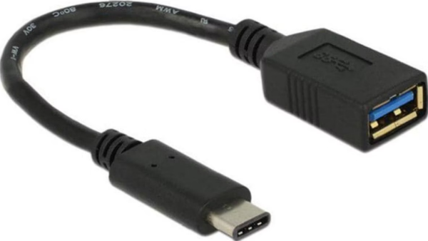 Delock USB Typ C auf USB Typ A Adapterkabel 15cm