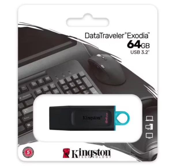USB Stick Kingston DataTraveler Exodia 64GB USB 3.2 Typ A